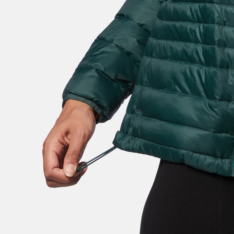 Cotopaxi Womens Fuego Down Hooded Jacket - Dark Forest Stripes-11